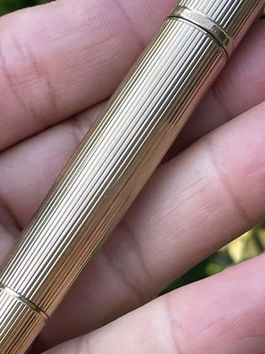 Pluma Estilográfica Montblanc 1246 Vintage "M" 14 K Nuevo en Caja Buenas Condiciones - Imagen 16 de 24