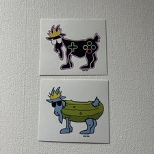 GOAT USA Stickers - Pickle Goat   and Gamer Goat    Get Both Great Value