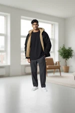 Free the Sheep Hoodie Jacket Zip up Mens Large Sherpa Lined  NWT-MSRP $199.99