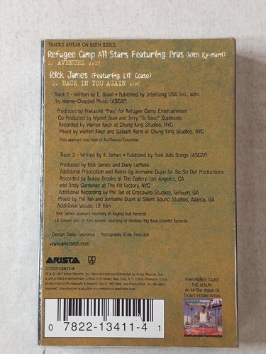 Refugee Camp All Stars Featuring Pras AVENUES SEALED Cassette Tape Single - Bild 2 von 4
