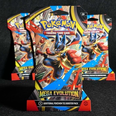 Pokémon TCG | Mega Evolution: Sleeved Booster Pack | Lucario *SEALED*