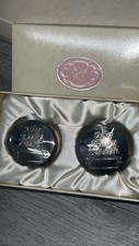 My First Tooth  First Curl Silver Keepsake Boxes NIB Silver