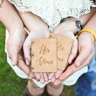  2 Stücke Kreative Seine Und Ihre Gelübde Bücher Braun Kraftpapier Booklet für