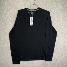 $115 Smartwool Men's Classic Thermal Merino Base Layer Crew | Black X-Large NWT