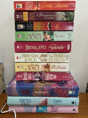 Lot of 11 Brenda Joyce Romance Novels   Hardcover & Paperback   Used 