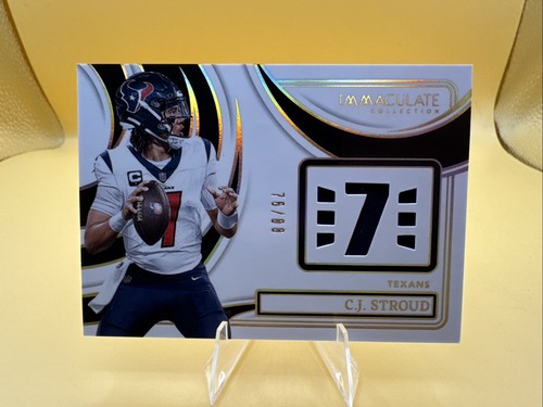 2024 Panini Immaculate - C.J. Stroud - Immaculate Numbers Patch /88