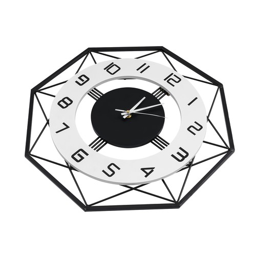 Modern Wall Clock, Battery Powered Decorative Wall Clock, Wall Clock for Home - Picture 8 of 20