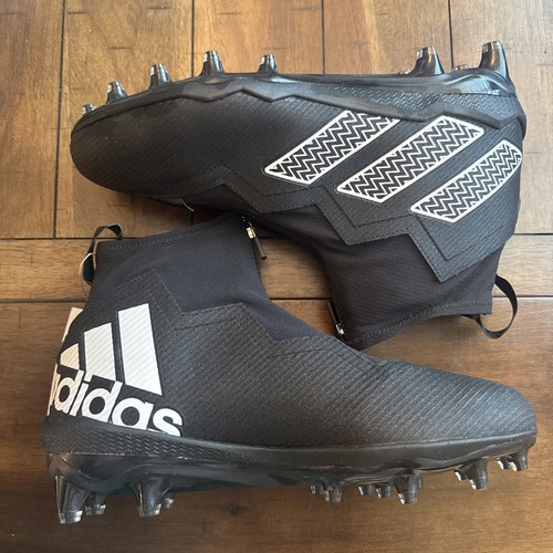 ADIDAS NASTY FLY 2.0 FOOTBALL CLEATS BLACK METALLIC GV8309 MENS SIZE 11 $140 - Picture 2 of 6