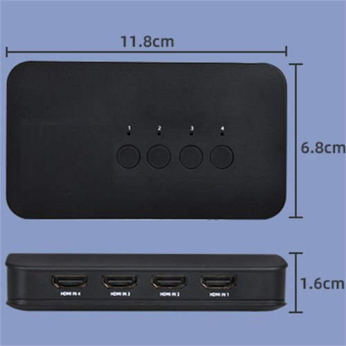 HDMI1.4b 4X1 Switcher Host 4 Port KVM Switch For 4 Computer Share 1 HD Monitor - 第 5/15 張圖片
