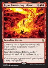 Jaya's Immolating Inferno - Light Play MTG Dominaria