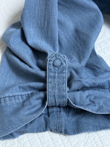 TORRID Damen Jeanskleid Langarm V-Ausschnitt Reißverschluss verstellbare Taille Riegelärmel 2X/18-20 - Bild 5 von 10