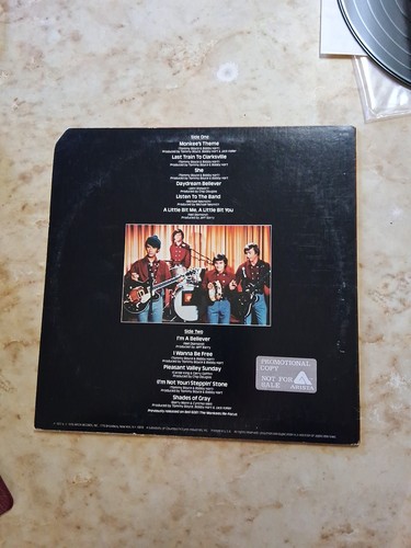 The Monkees Greatest Hits Vinyl LP Record Arista Promo AL 4088 NM VG - Picture 2 of 11