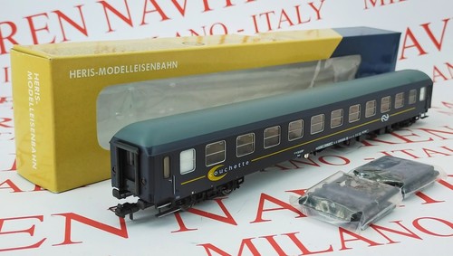 HERIS 12200 - H0 1/87 - LIEGEWAGEN TYP X Bcm 2 Kl. BLAUE LACK NS - EP.V