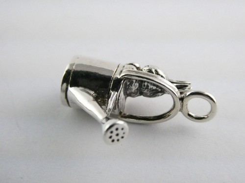 Sterling Silber Hase in Gießkanne Anhänger Charm Hase Gartenarbeit 7,3 g 1 Zoll - Bild 3 von 14