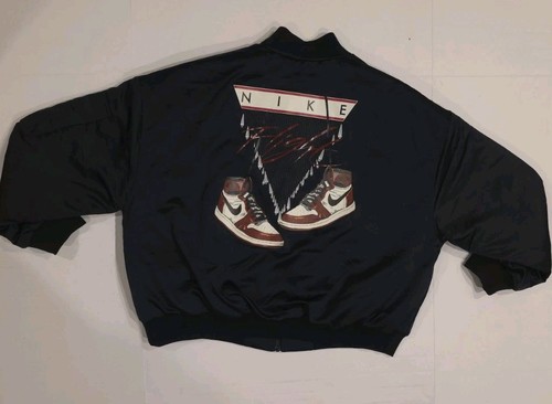 Nike Air Jordan Flight Renegade Women's Bomber Jacket Size Medium DQ9802-010 - Imagen 2 de 5