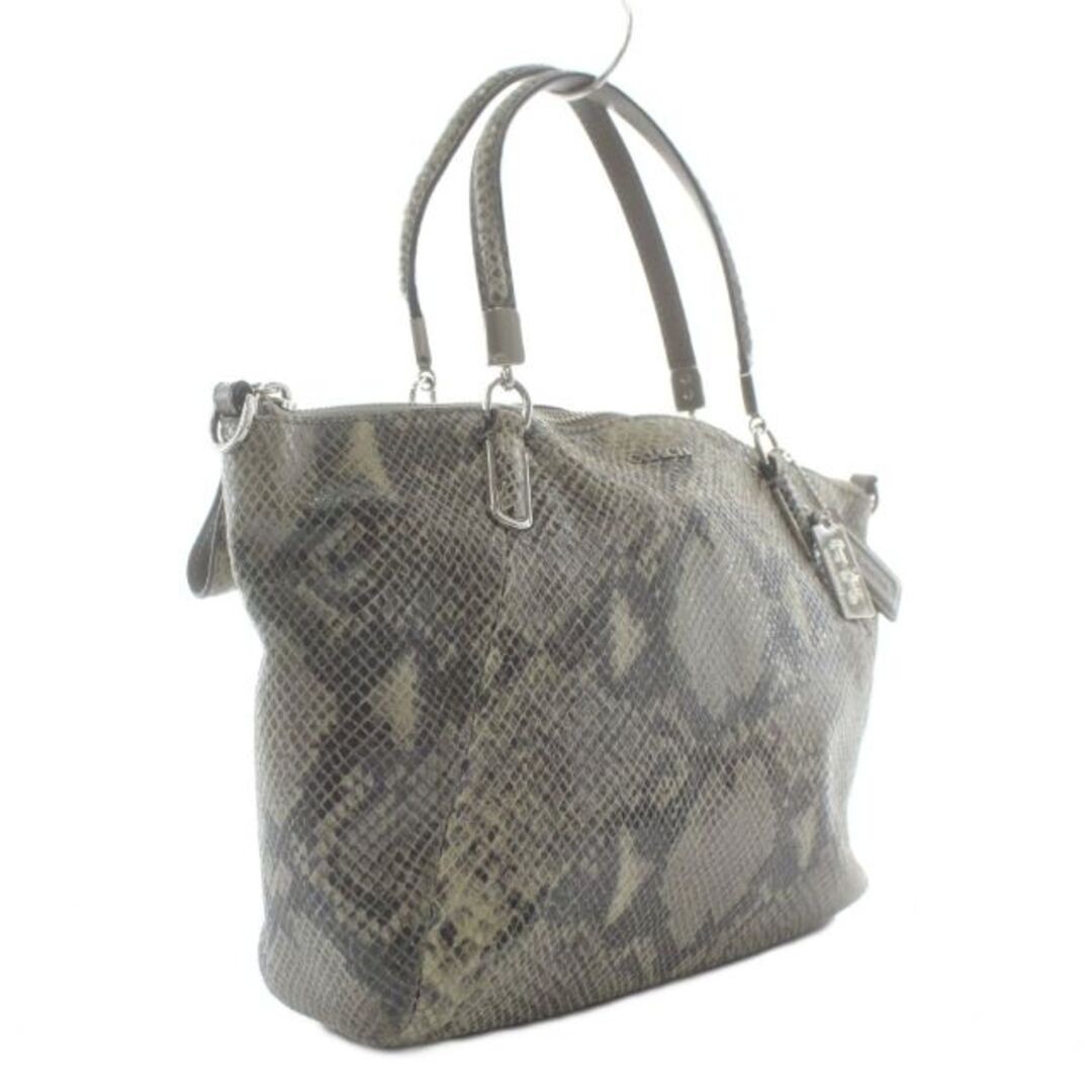 Coach Madison Embossed Python Handbag Shoulder 28… - image 5