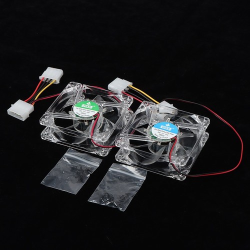 80mm LED Computer 8025 Ventilateur de refroidissement silencieux 12V - Afbeelding 12 van 14