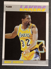 1987-88 Fleer - Magic Johnson #56 Los Angeles Lakers- MINT -PACK FRESH  -  A-136