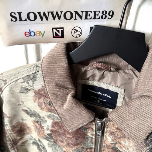 Abercrombie & Fitch A&F Men’s Floral Jacquard Jacket Medium M *SAME DAY SHIP* - Bild 3 von 8