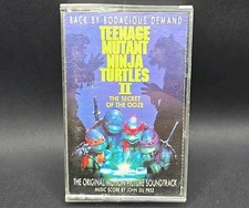 Teenage Mutant Ninja Turtles II Cassette Tape Secret The Ooze Movie Soundtrack