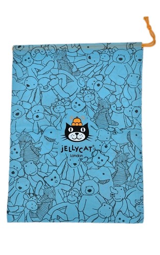 Jellycat London Blue Official Drawstring Dust Bag Pouch 40CM x 29CM - Picture 2 of 3