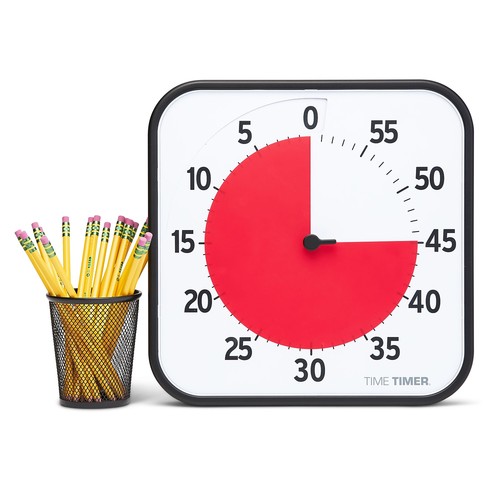 Time Timer 60 Minute Visual Timer 12" Plastic (TTMTT12BW) - Picture 5 of 6