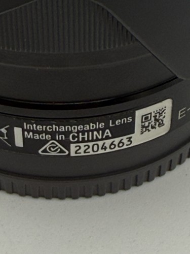 Sony E 35mm f/1.8 E OSS For Sony E-Mount (Black) SEL SEL35F18 Back Cap Hood - Picture 15 of 17