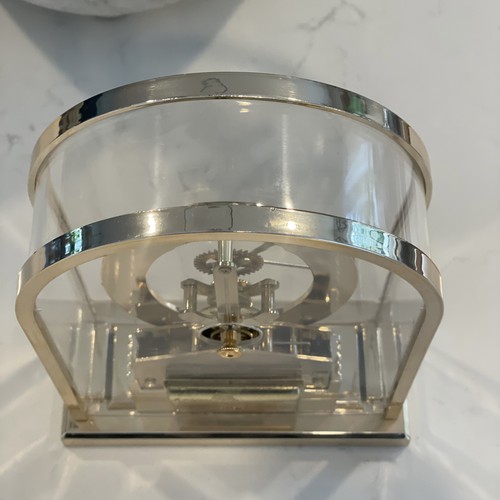 Hermoso Reloj Howard Miller Dorado Vintage Lucite Movimiento Giratorio Mesa de Escritorio - Imagen 14 de 14