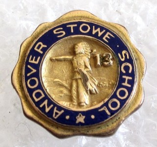 Antique Andover Stowe School 1913 Class Pin Massachusetts