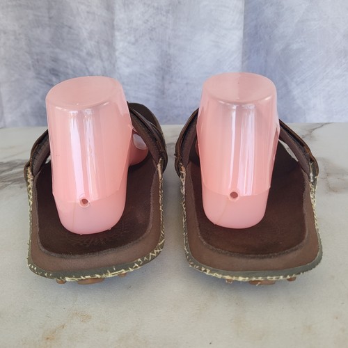 Cushe MANUKA WRAP cuir SLIDES homme taille 12 marron - Photo 9/14