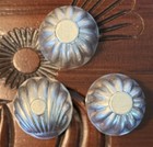 Vintage Individual Small  Aluminum Jello Gelatin Molds - Set of 3