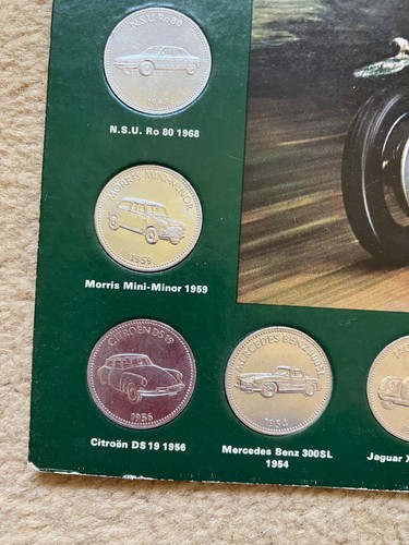 Vintage 70er Jahre Shell Historic Cars Münzsammlung - 20 Stück - Bild 2 von 9