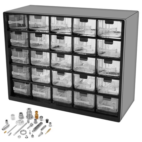 25 Drawers Stackable Storage Cabinet with 50 Removable Dividers GoBmN - Picture 10 of 11
