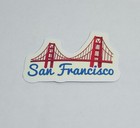 San Francisco Sticker Golden Gate Bridge City Tour Art Decal Vinyl Souvenir Tc6