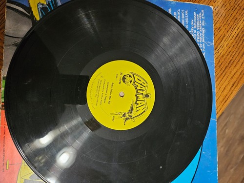 BATMAN 1975 Record, 4 Exciting Stories, POWER RECORDS 8167, Batman & Robin LP - Picture 4 of 4