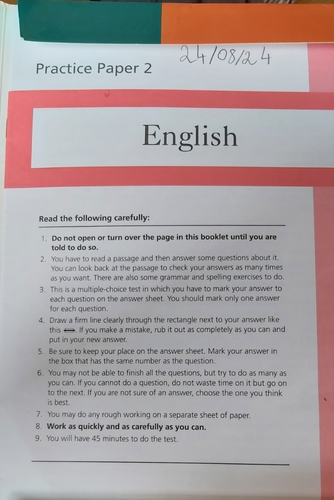 GL 11+ Practice Papers English Pack 1 & 2 (Multiple Choice) - Picture 2 of 3
