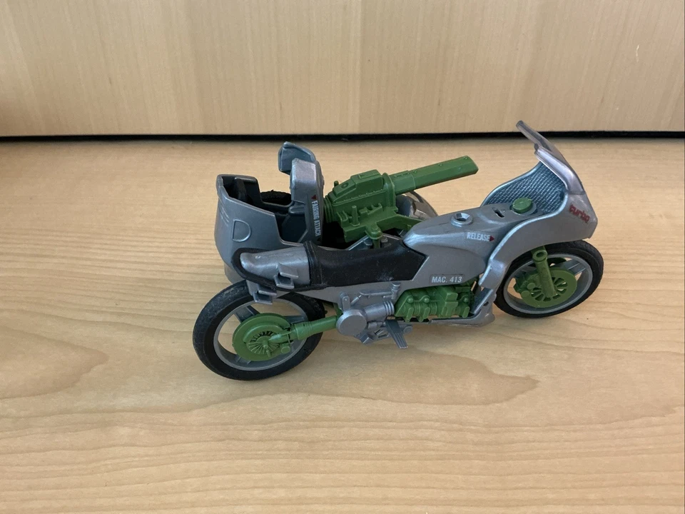 Motocicleta GI Joe ARAH Silver Mirage 1985 - incompleta Foto 3 de 4