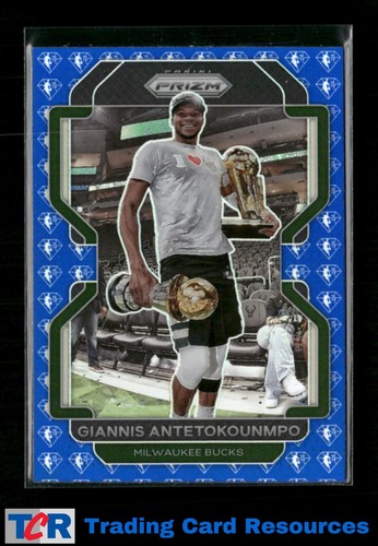 2021-22 Panini Prizm #1 Giannis Antetokounmpo NBA 75th Anniversary