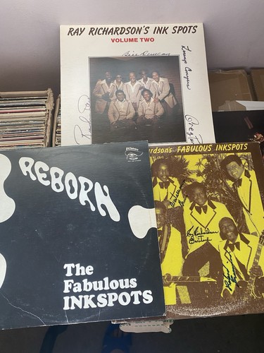3 Tintenflecken Schallplatten