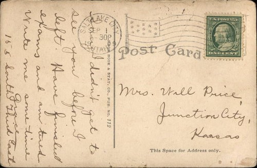 Salt Lake City,UT Lion and Bee Hive Houses 1909 Utah Moon Book & Stat. Co. Pub - Picture 2 of 2