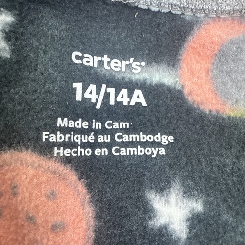 Carter’s All In One Pajama 14 S 14A Space Rocket UFO - Picture 5 of 7
