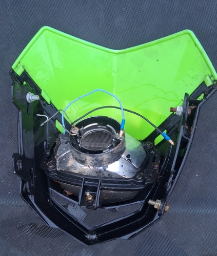 Mascherina Adattabile Kawasaki/Yamaha Enduro . Con Faro - Foto 2 di 2