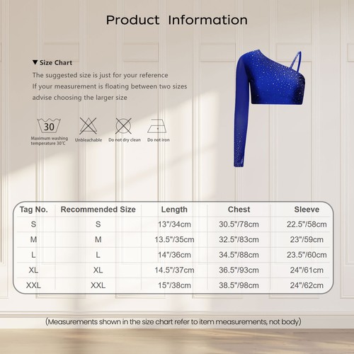 Damen Crop Tops Wettbewerb Tanzkleidung Eiskunstlauf Tank Top Modern - Bild 56 von 72