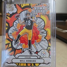 Will Howard 2025 Donruss Bomb Squad Rookie Card #BS-WHD RC Pittsburgh Steelers