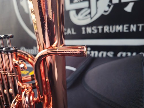 JP Solario Zero Copper & Black Nickel Eb Alto Horn 8" Bell - Picture 10 of 21