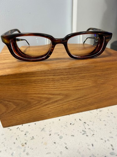 Morgenthal Frederics 342 handmade tortoise sunglass eyeglass frames 52 18 139 - Picture 1 of 6