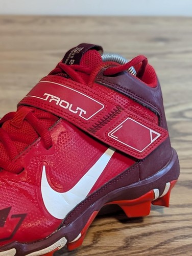 Nike Force Trout 8 Keystone Baseball Stollen Herren CZ5910-616 rot weiß Größe 6Y - Bild 10 von 17