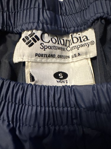 Columbia Rain Suit Mens Small Jacket and Pants Set Blue - Picture 3 of 7