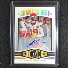 2023 Donruss Football Kadarius Toney Champ Is Here Auto 275/299
