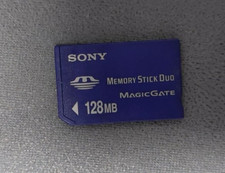 Sony 128MB Memory Stick Duo Magicgate MS Card for Sony Old Camera PSP Recorder